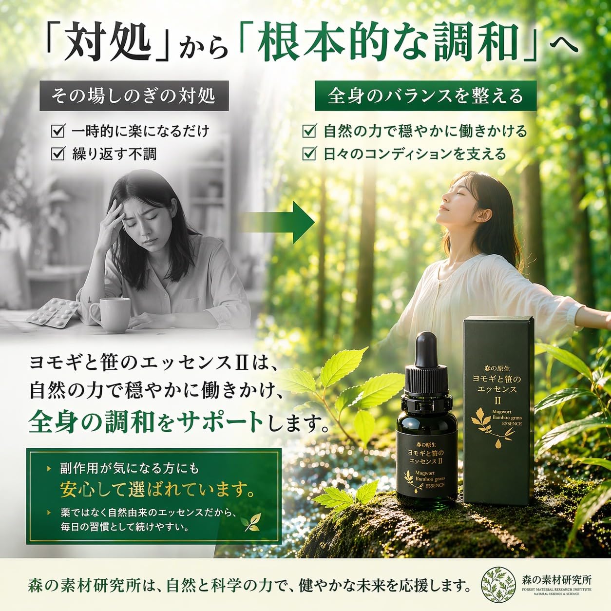 Amazon.co.jp: 【薬剤師監修】ヨモギと笹のエッセンスⅡ 国産ヨモギ