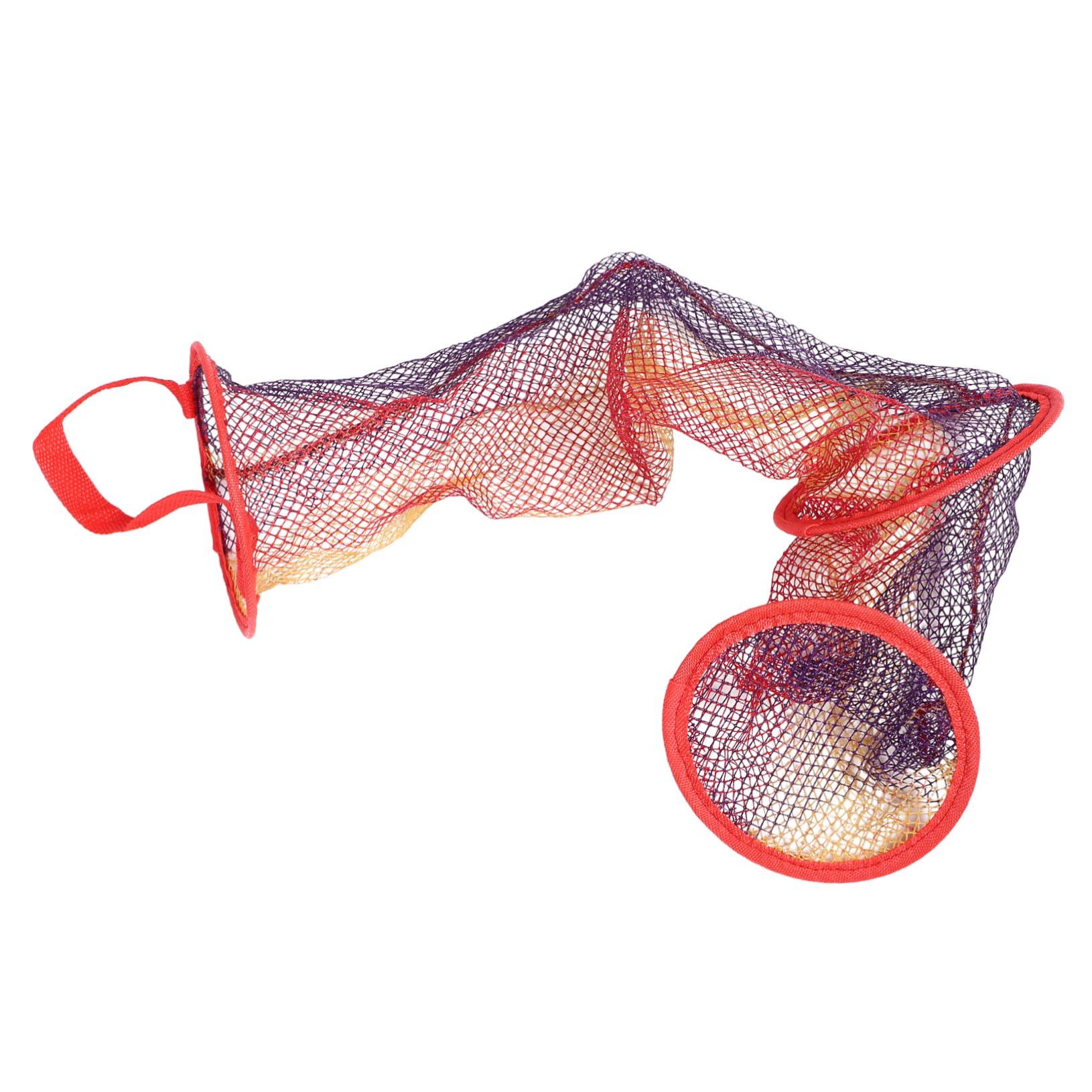 GANAZONO Portable Small Fish Protection Net Lobster Net Casting Cage Crab Collapsible Fishing Mesh Trap Crawfish Minnow Saltwater Fishing Adhesive Coating 20x1.3