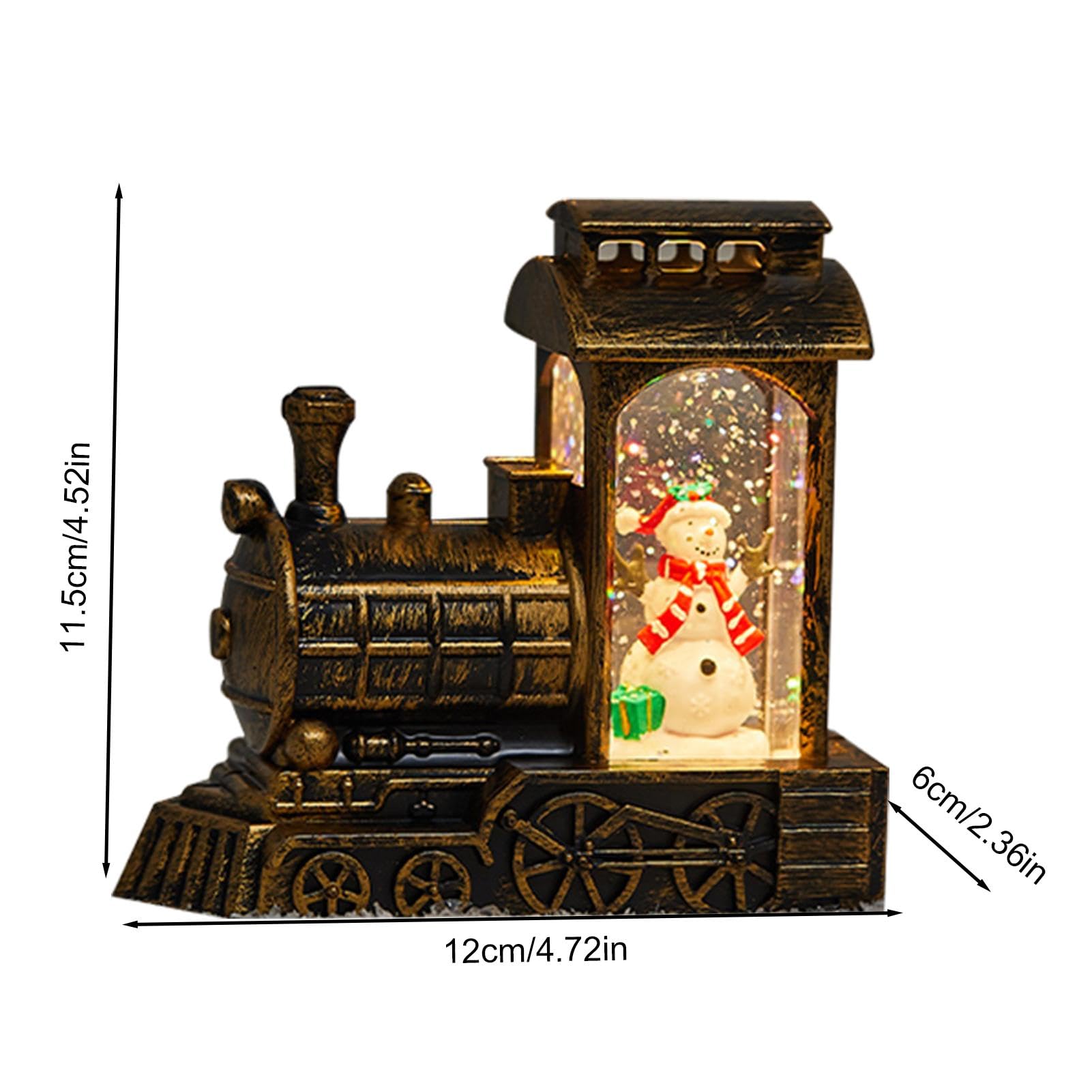 Amazon.co.jp: ライト付きクリスマススノードーム - ライト付き