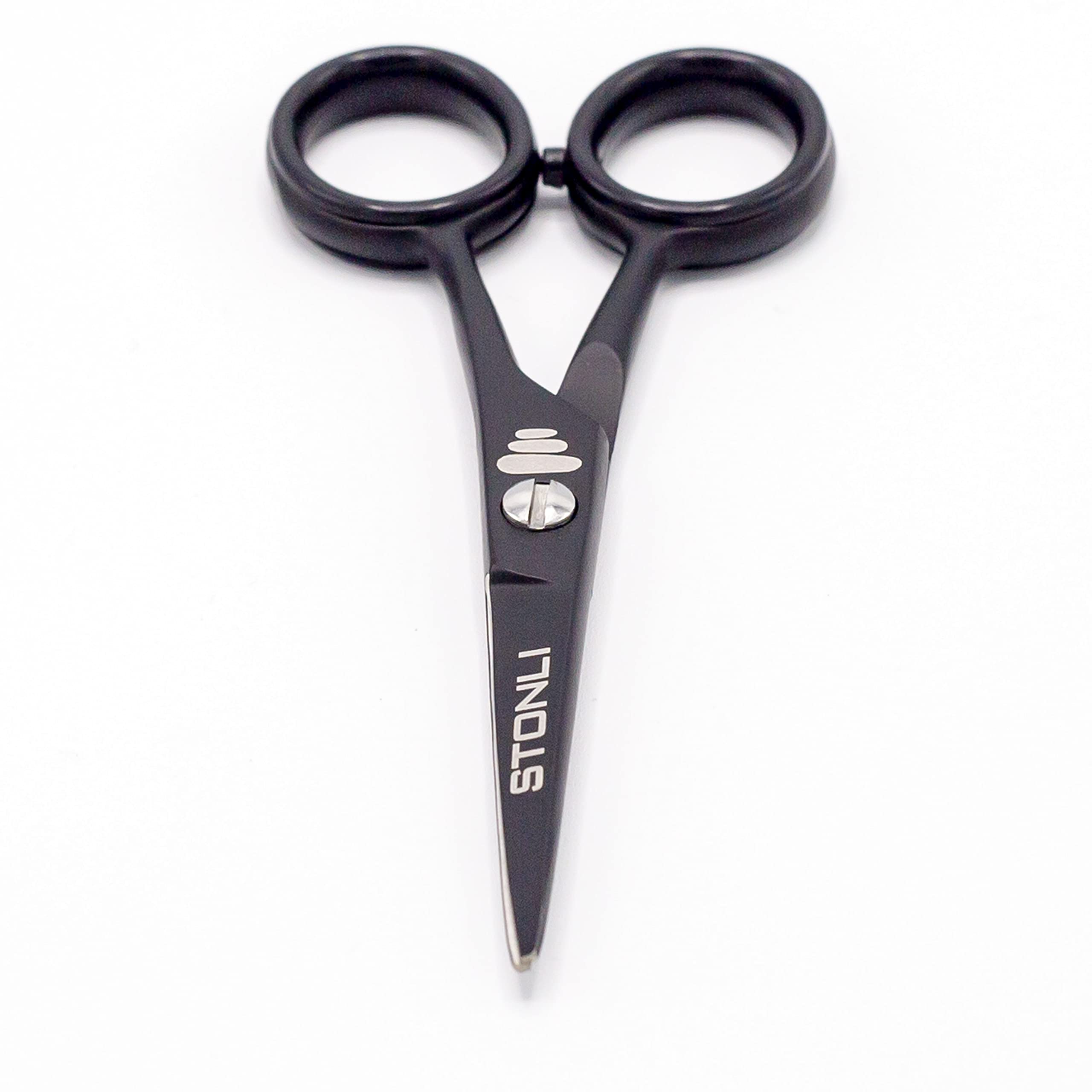 3 Pack Nose Hair Scissors Facial Hair Scissors Small Scissors Stainless Steel Straight Tip Scissor For Eyebrows, Nose, Moustache, Beard (Silver