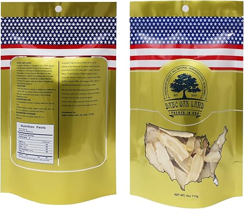 Miniatura 8 de DOL American Ginseng de Wisconsin(rama de ginseng) Té de ginseng en bolsa (4 ozbolsa*2)
