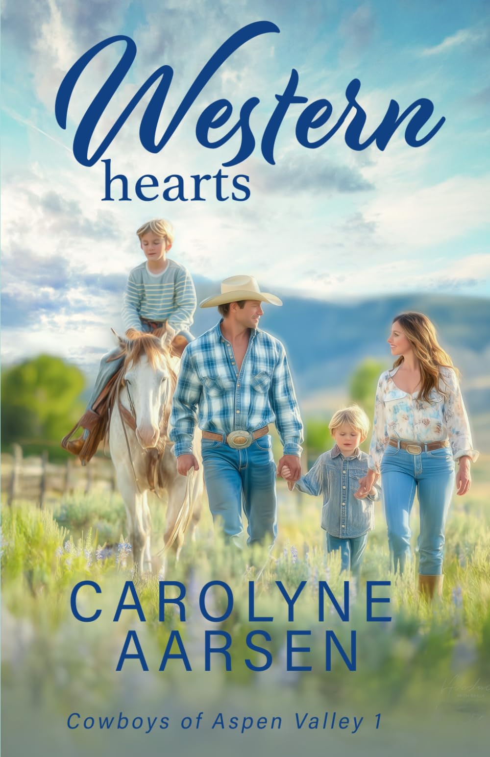 Western Hearts: A Sweet Cowboy Romance (Cowboys of Aspen Valley)