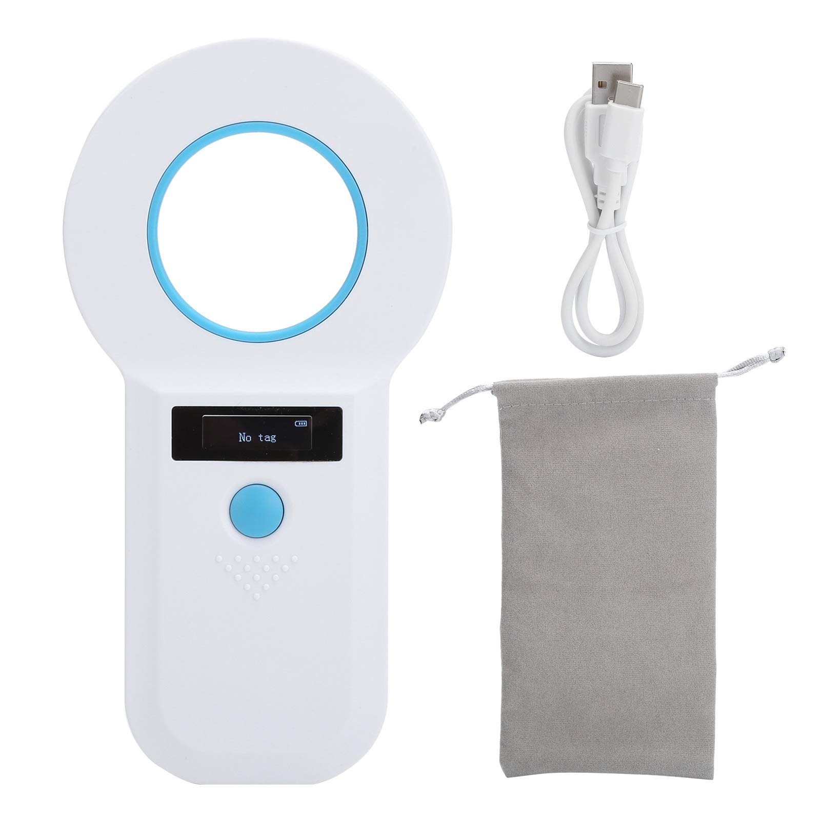 Haustier Mikrochip Scanner – Wiederaufladbarer USB Lesegerät Für Hunde & Katzen (ISO11784/85 FDX-B)