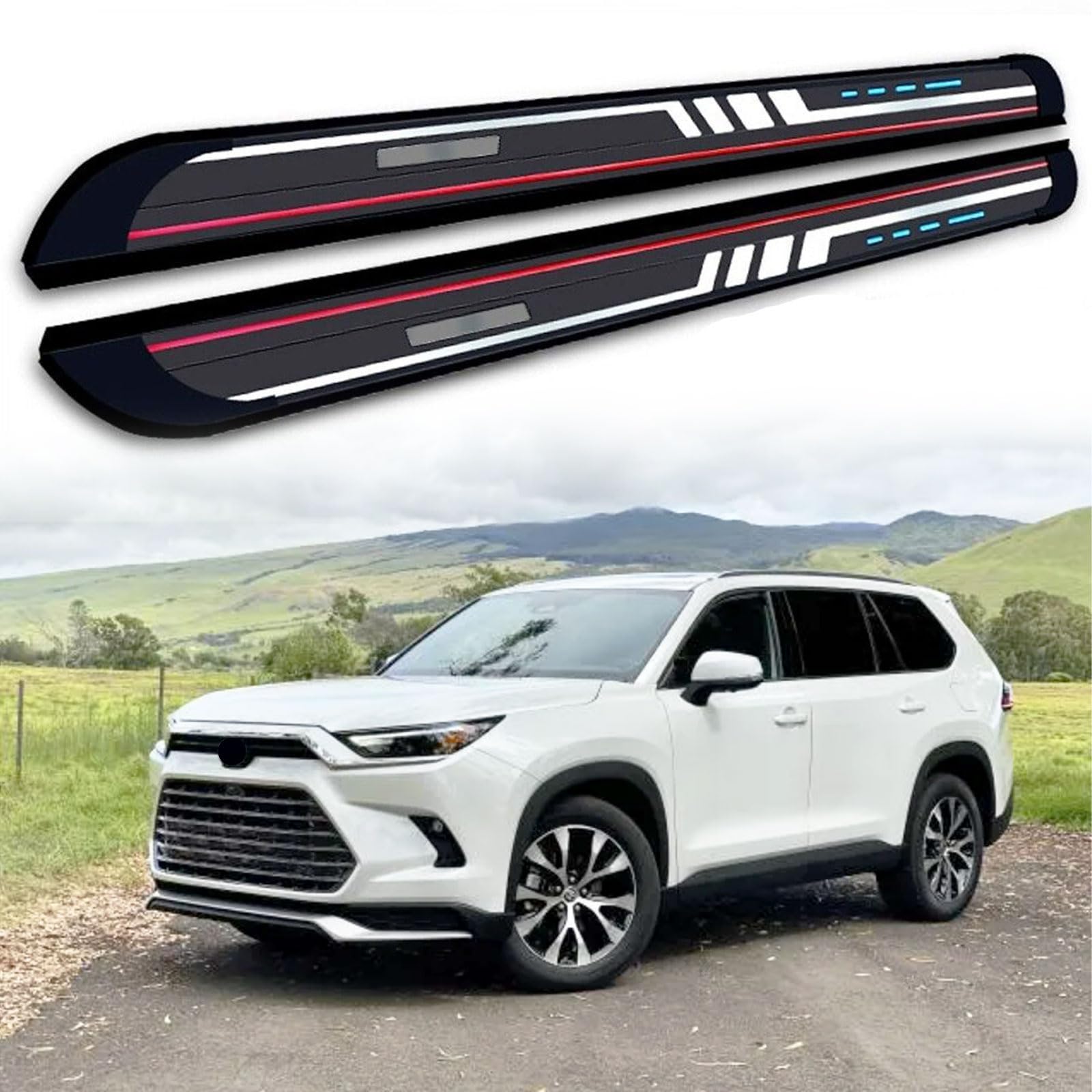 Amazon.com: VERBANA 2Pcs Fixed Running Boards Fit for Toyota Grand