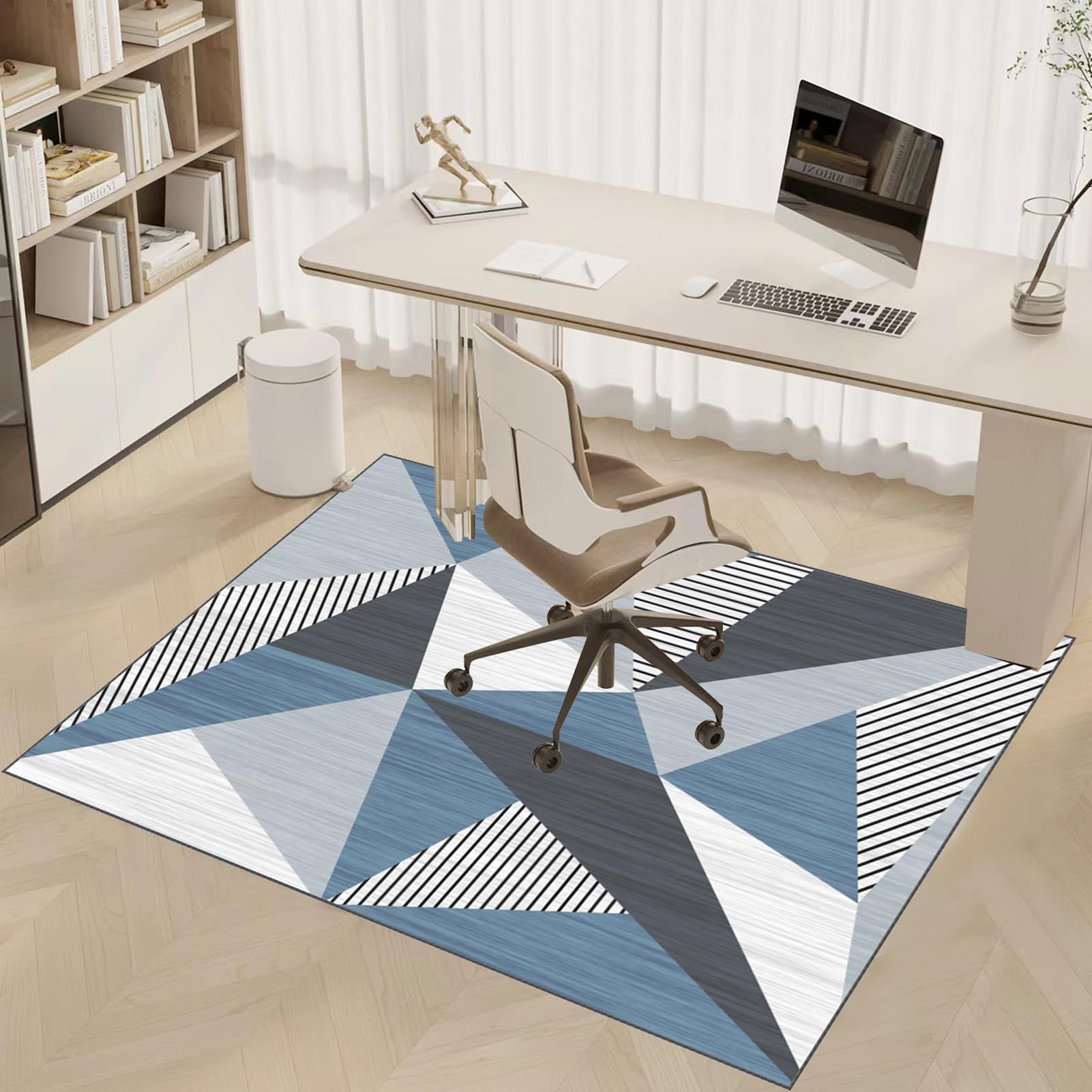 Alfombra Silla Ruedas Gaming Oficina, Alfombra Silla Escritorio, Gaming Protector de Suelo, Oficina Escritorio Gamer Alfombrilla, Alfombras para Sillas, Alfombra Suelo Gaming 80 x 120 cm