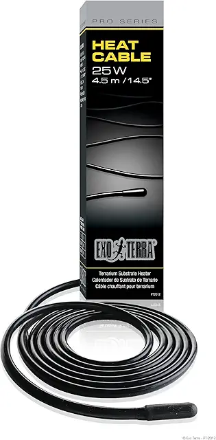 Câble Chauffant 25W pour Terrarium Reptiles et Amphibiens