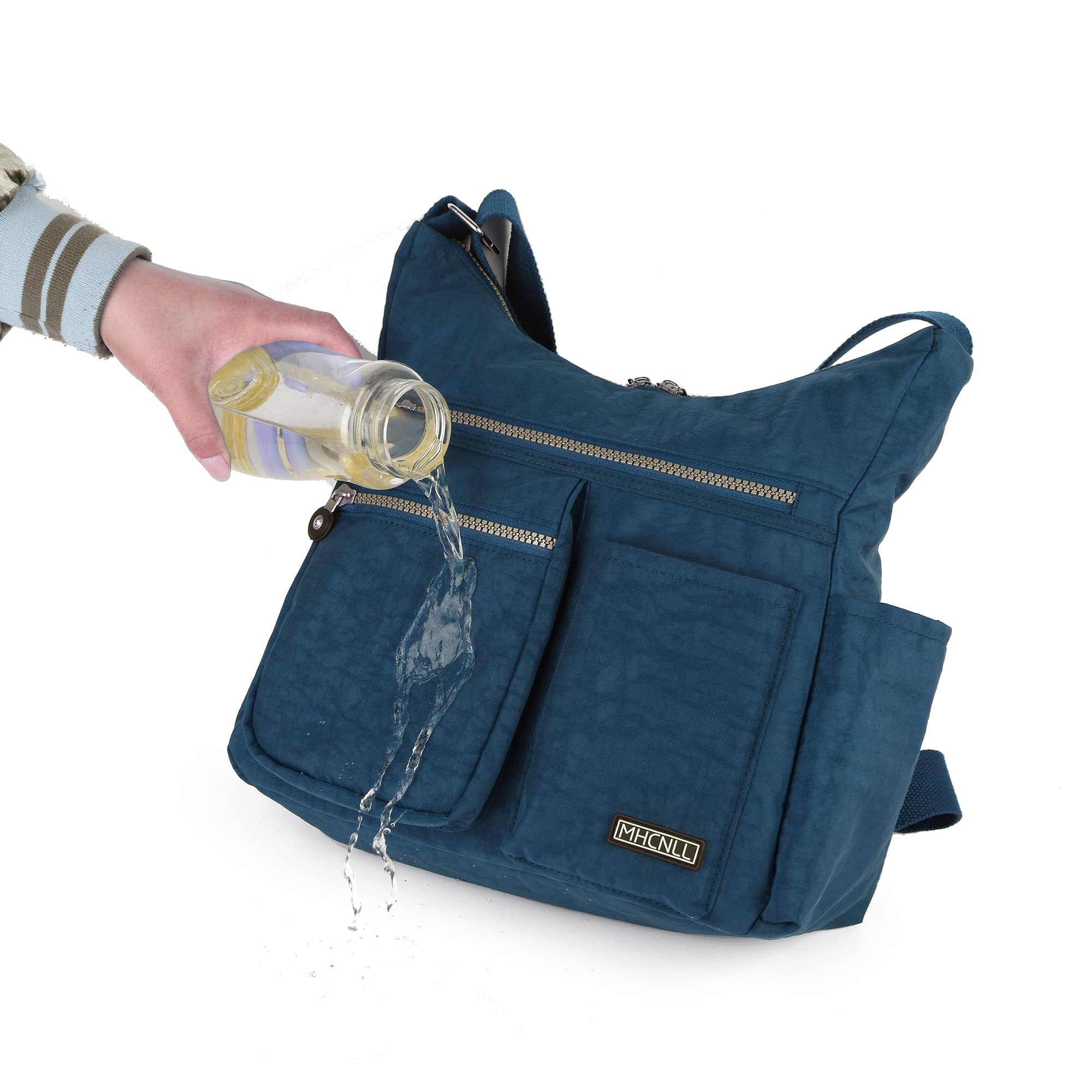 MHCNLL Crossbody Bag with Anti Theft RFID Pocket - Women Lightweight Water-Resistant Purse