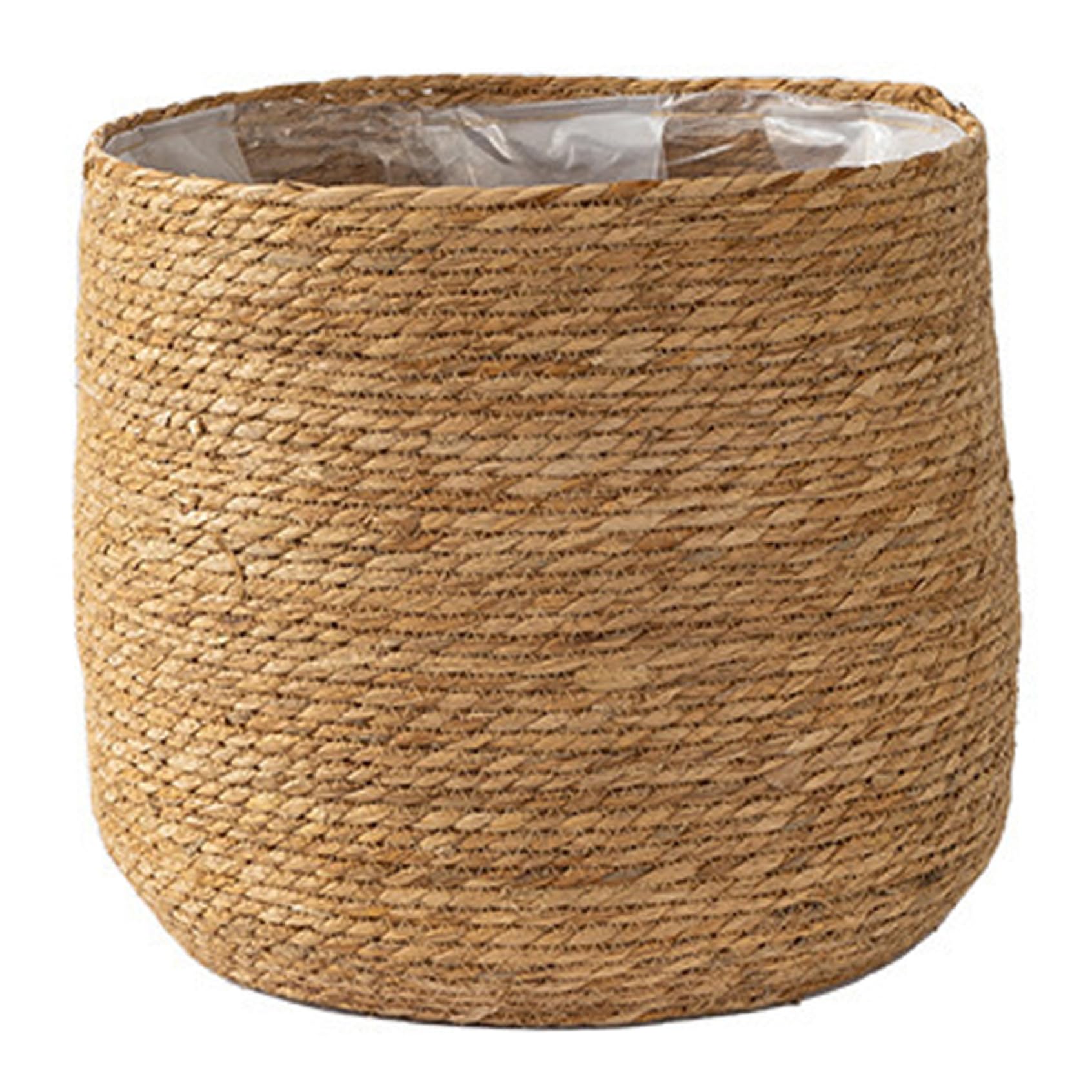 Jardinière en osier tissé avec doublure étanche anti-fuite pour vos plantes