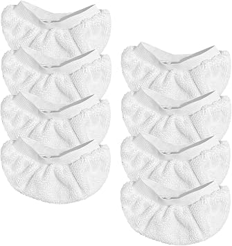 8 Pack Steam Cleaner Accessories for Most Handheld Steam Cleaner - Microfiber Cloths Cover