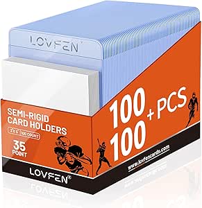 Card Grading Sleeves Card Saver 1 Semi-Rigid Plastic Holders - 50 - Foto 9