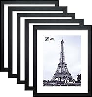 Vista 33 de VCK Marco para póster con plexiglás pulido, juego de 5 formatos horizontal y vertical, incluye piezas metálicas para colgar, 18 x 24 pulgadas