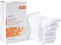Vista 14 de McKesson Red de retención elástica tubular, no estéril, cabeza, muslo, pecho, tamaño 8, 34 pulgadas x 25 yardas, 1 unidad, 10 paquetes, 10
