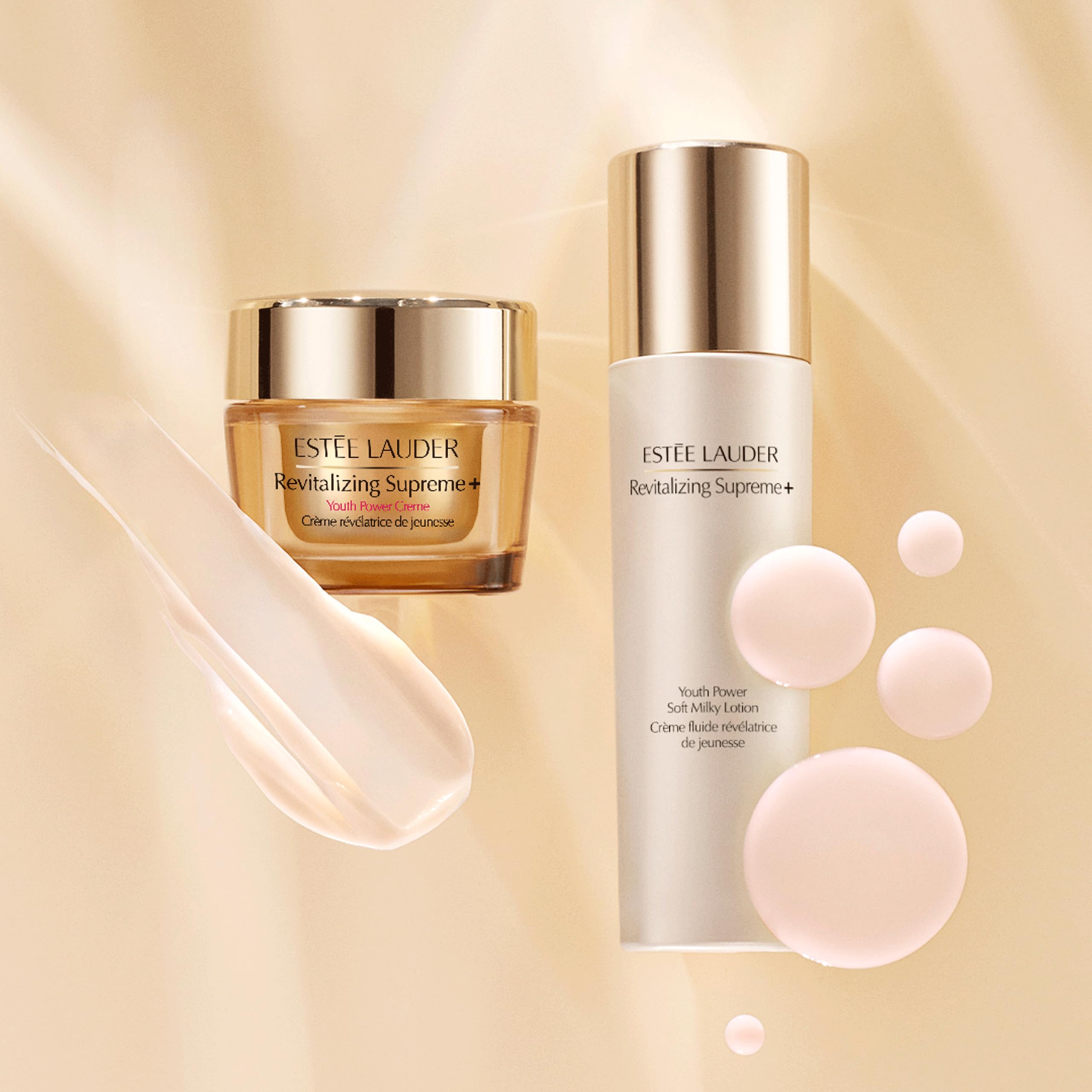 Estée Lauder Revitalizing Supreme+ Youth Power Soft Milky Lotion - Crema idratante viso ultraleggera con Acido Ialuronico, 100ml