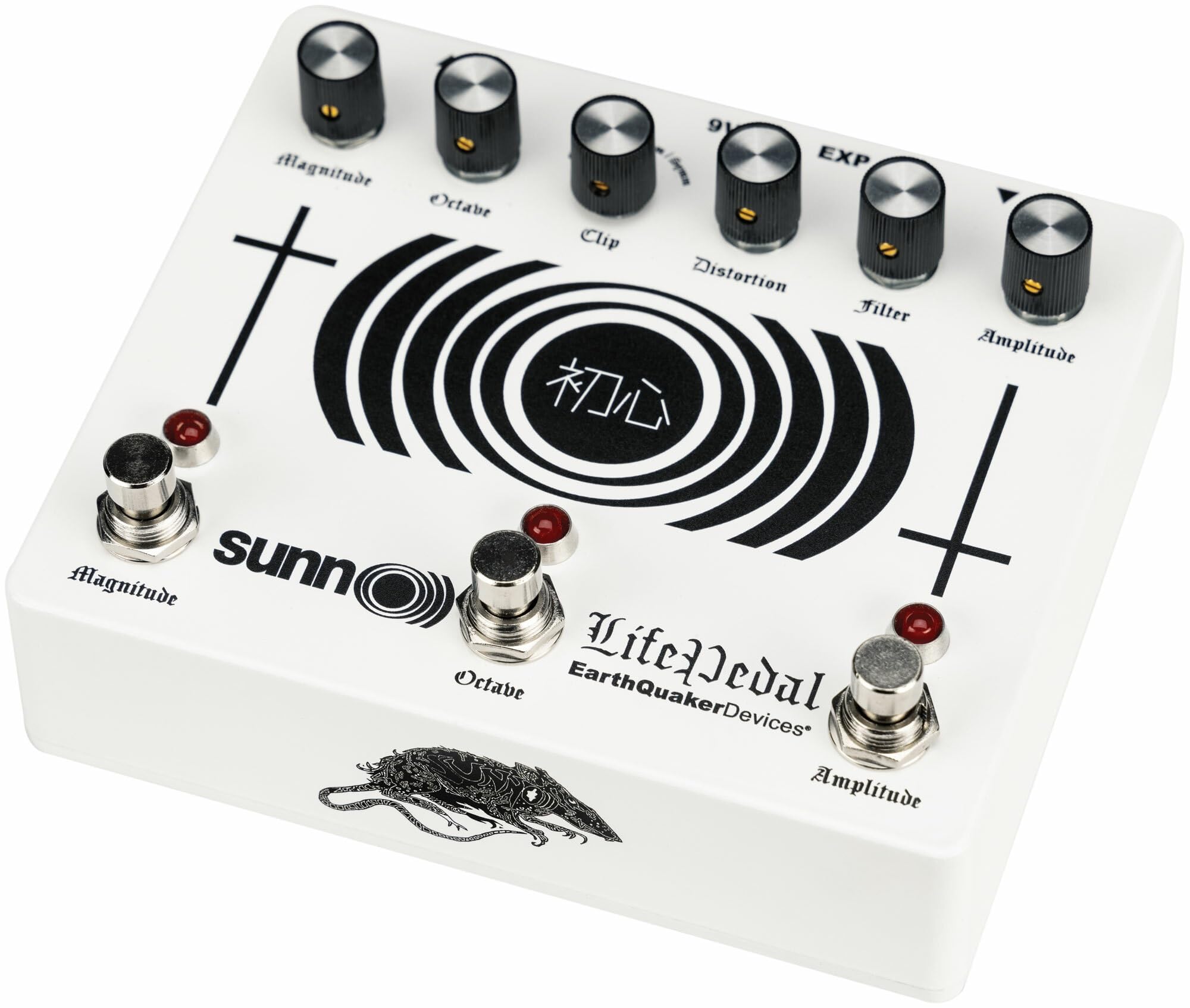 EarthQuaker Devices Sunn O))) Life Pedal V3 White - Distortion
