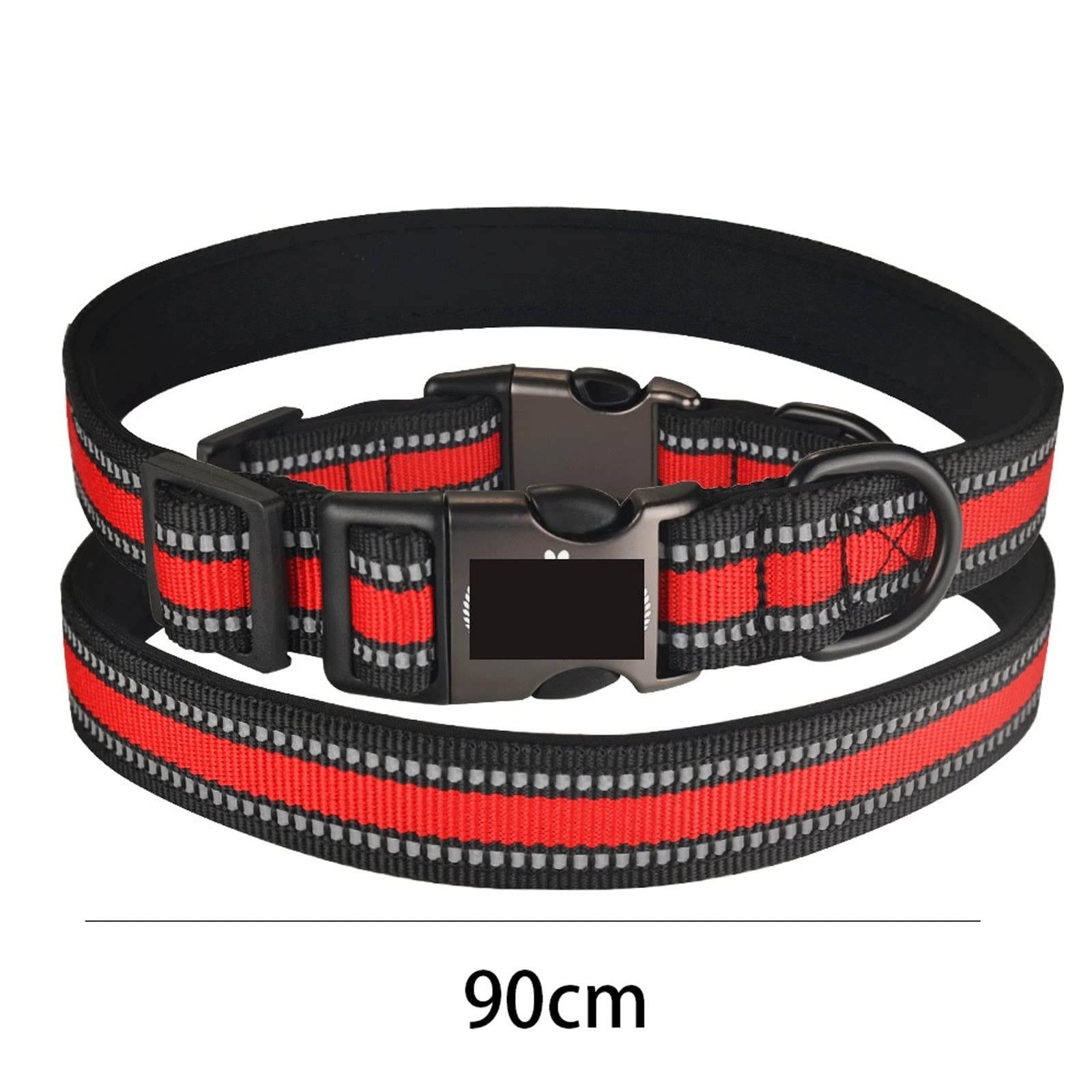 Haustierhalsband, verstellbar, personalisiertes Hundehalsband aus Leder, modisches Halsband, Unisex-Hundezubehör, kann mit einem Namenshalsband geschnitzt Werden, Hundezubehör (Farbe: A) (B)