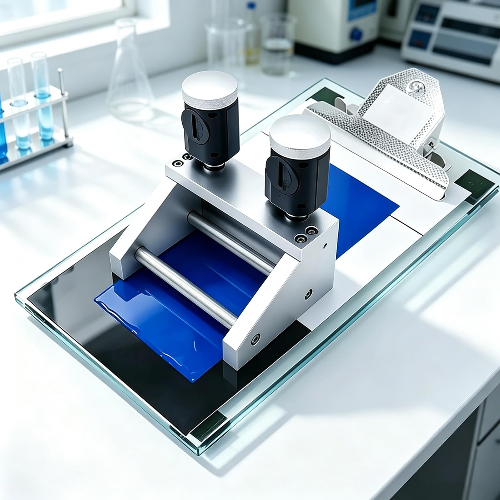 Laboratoryjna Mikrometryczna Powłoka Filmowa, Regulowany Cyfrowy Aplikator Filmu Z Magnetycznym Skrobakiem, Dokładność 0,001 mm, Szerokość Filmu Powłokowego: 100 Mm
