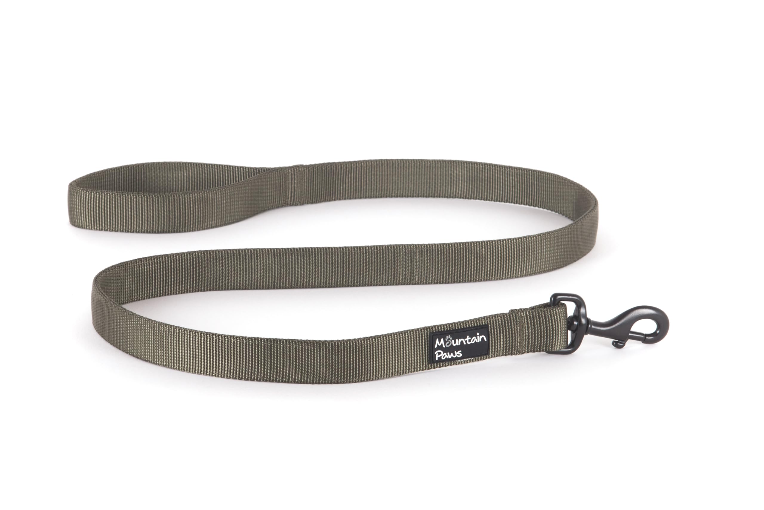 Mountain Paws Extra Tough Dog Lead | Double Layer Fabric With Soft Grip Handle, 1.15 Metres