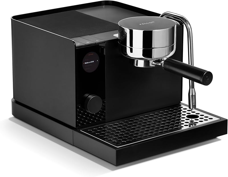 Fellow Espresso Series 1 - Espresso Machine, Pressure Profiling | 58mm Portafilter, Heats Under 2 Min, Temperature Control, Steam Wand, for Lattes & Cappuccinos, Matte Black