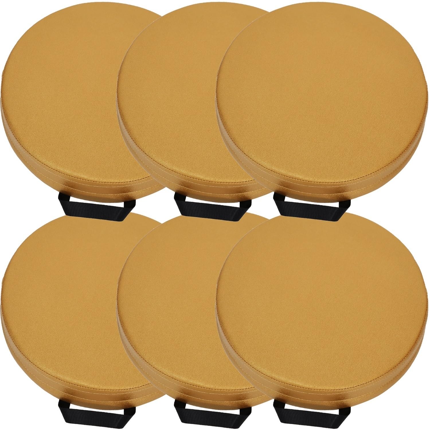 Set Di Cuscini Rotondi Per Sedie – Morbidi, Lavabili, Per Cucina, Soggiorno, Esterno (4 Pezzi, 35x35x6 Cm)