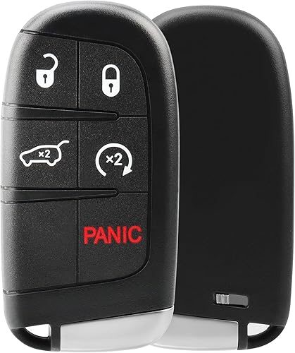 Miniatura 1 de NPAUTO Llavero de repuesto para Chrysler 300 Dodge Charger 2011 2012 2013 2014 2015 2016 2017 2018, Challenger 15-18, Dart 14-16, Durango 14-20,