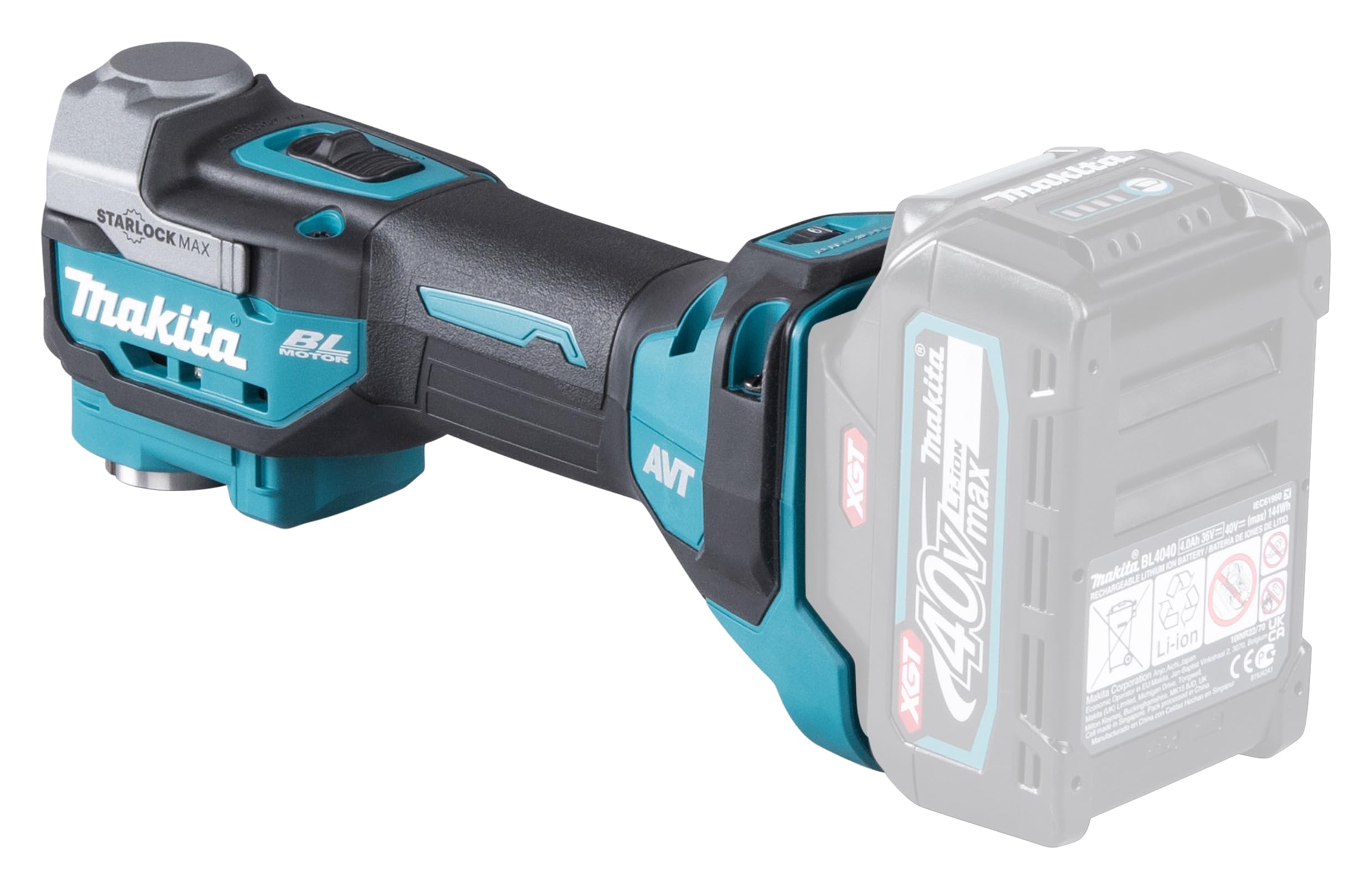 Makita TM001GZ - Herramienta multifunción (40 V, máx. (sin cargador, sin baterías y sin accesorios)