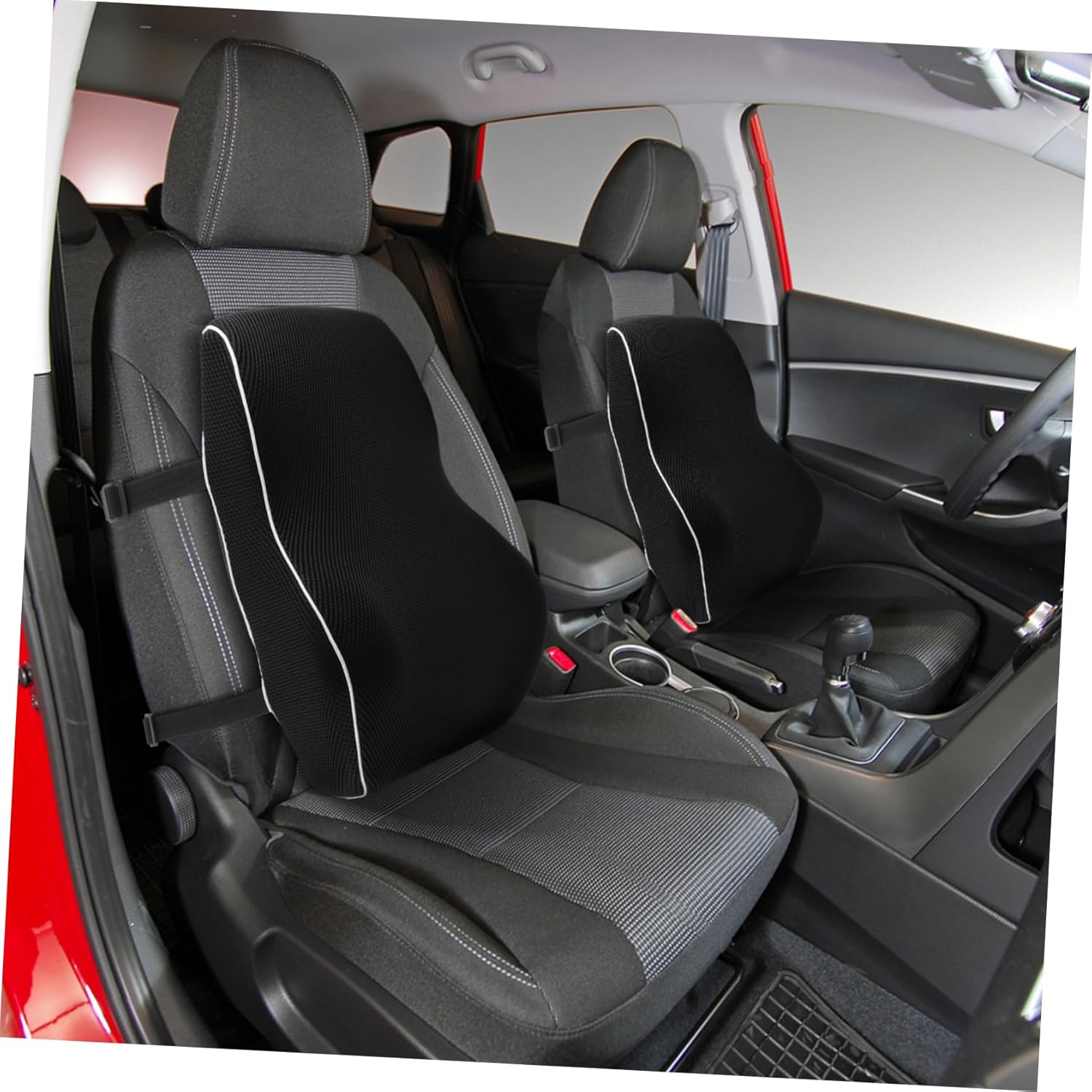 KICHOUSE Ergonomic Lumbar Pillow for Car Back Support for Driving Car Seat Back Support Pillow