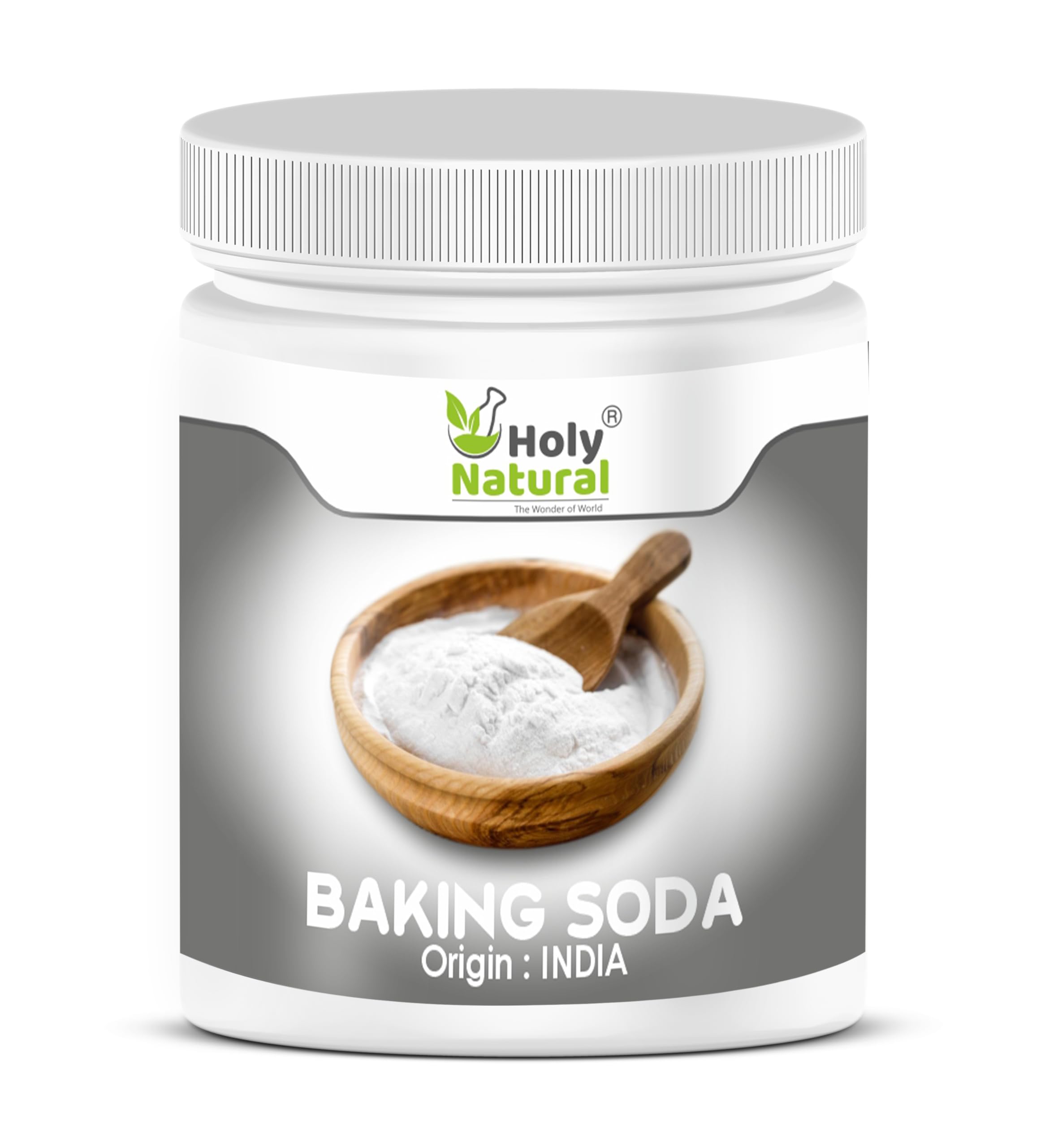 Holy Natural Baking Soda - 400 GM | Food Grade Sodium Bicarbonate | For Cooking, Baking & Cleaning