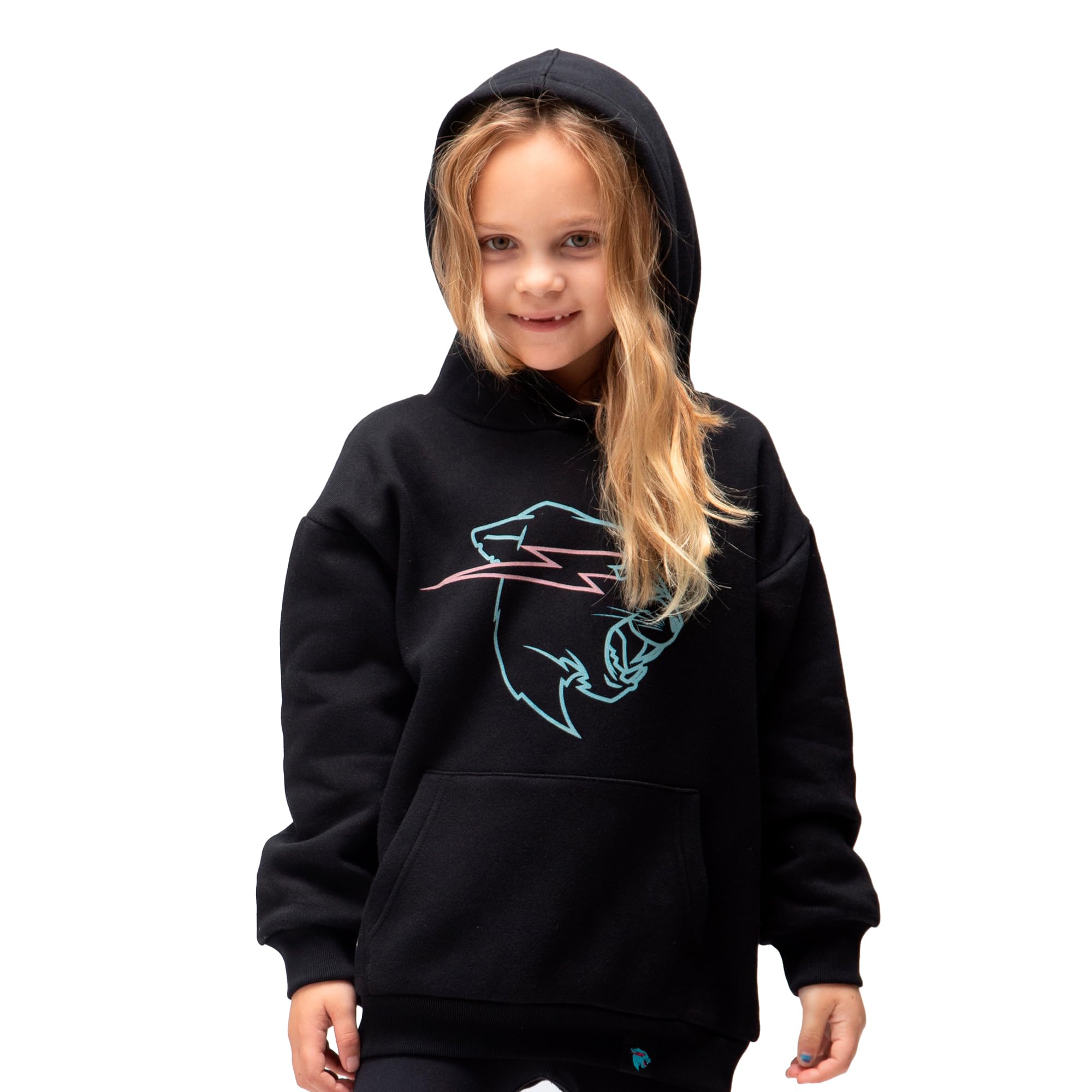 MrBeast Kids Hoodie, Brushed Fleece Sweatshirt for Boys Girls, Gifts