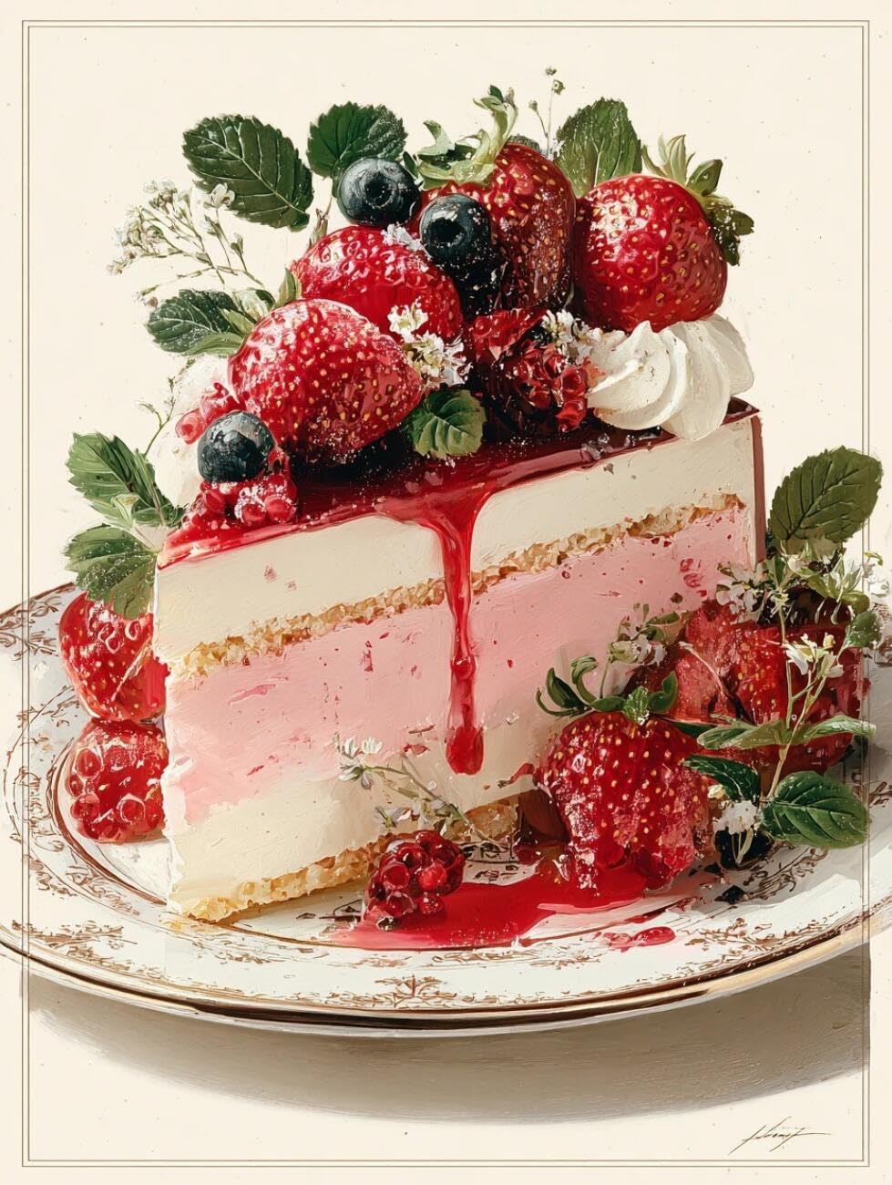 Rqwybcaxn Seed Bead Embroidery Kits Colorful Cakes 40x50cm