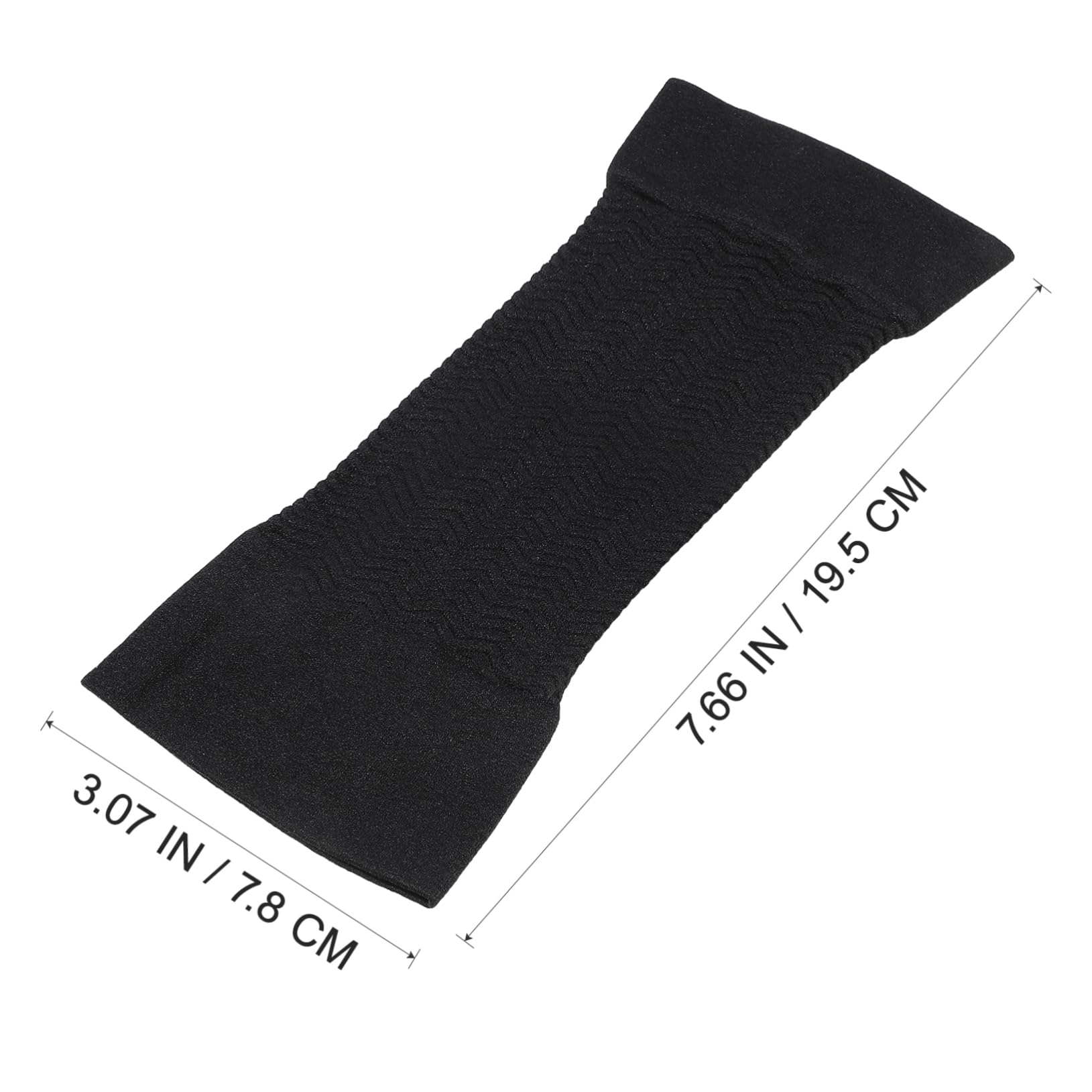 Manchons De Bras Amincissants en Élastique Noir Protection Thermique Amélioration Circulation Sanguine Fitness Sport Shaper De Bras pour Hommes Et Femmes