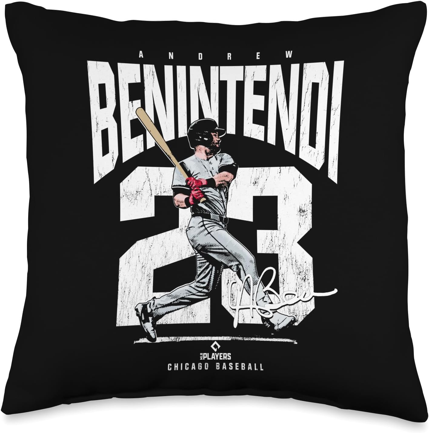 Andrew Benintendi | Chicago Baseball Players | MLBABE3921 Throw Pillow