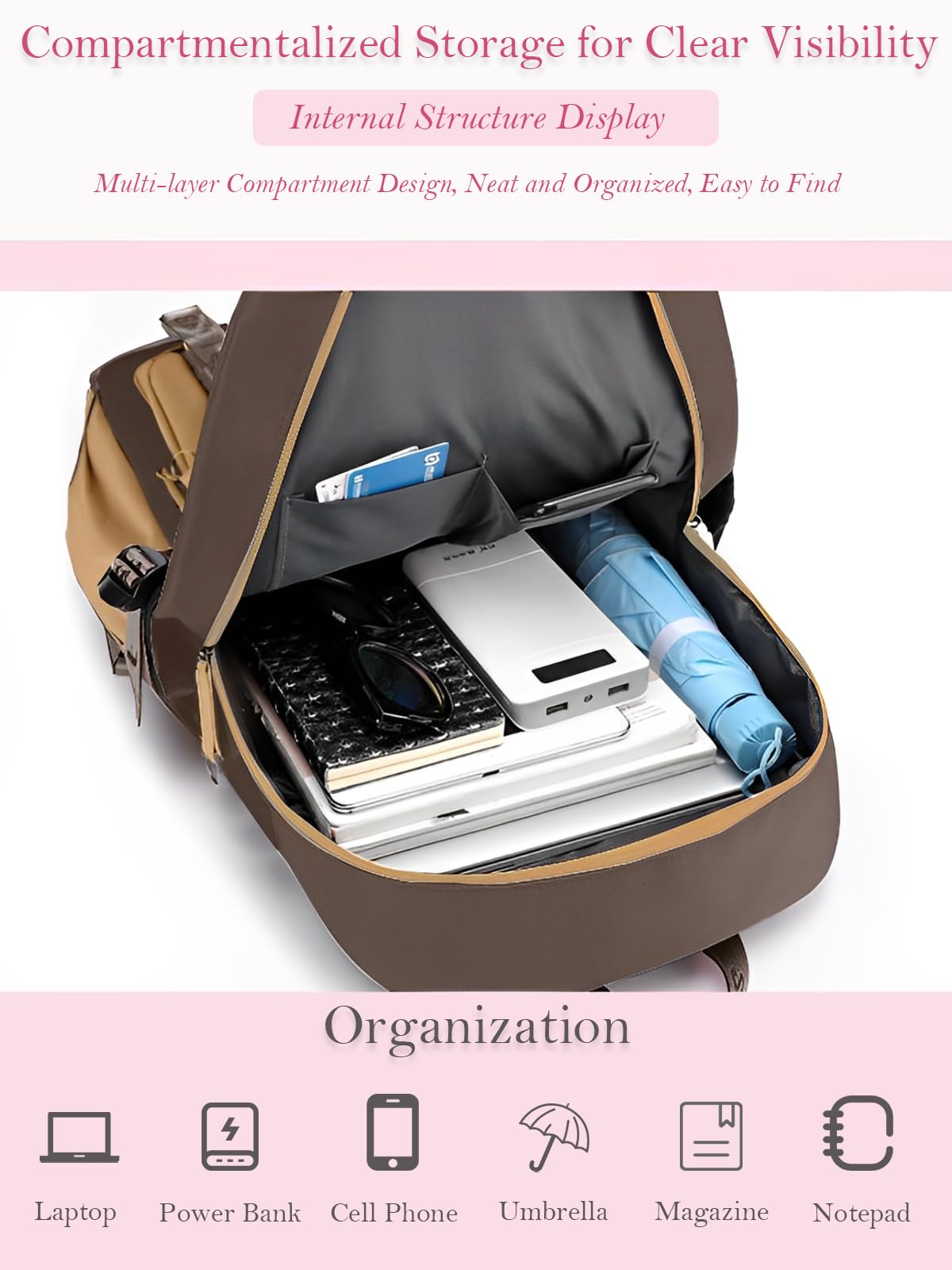 Waterproof Capybara Backpack，Large-capacity Kawaii capybara bag with 11-Piece Accessories (Badges, Pendants, Plush capybara, Stickers and others)