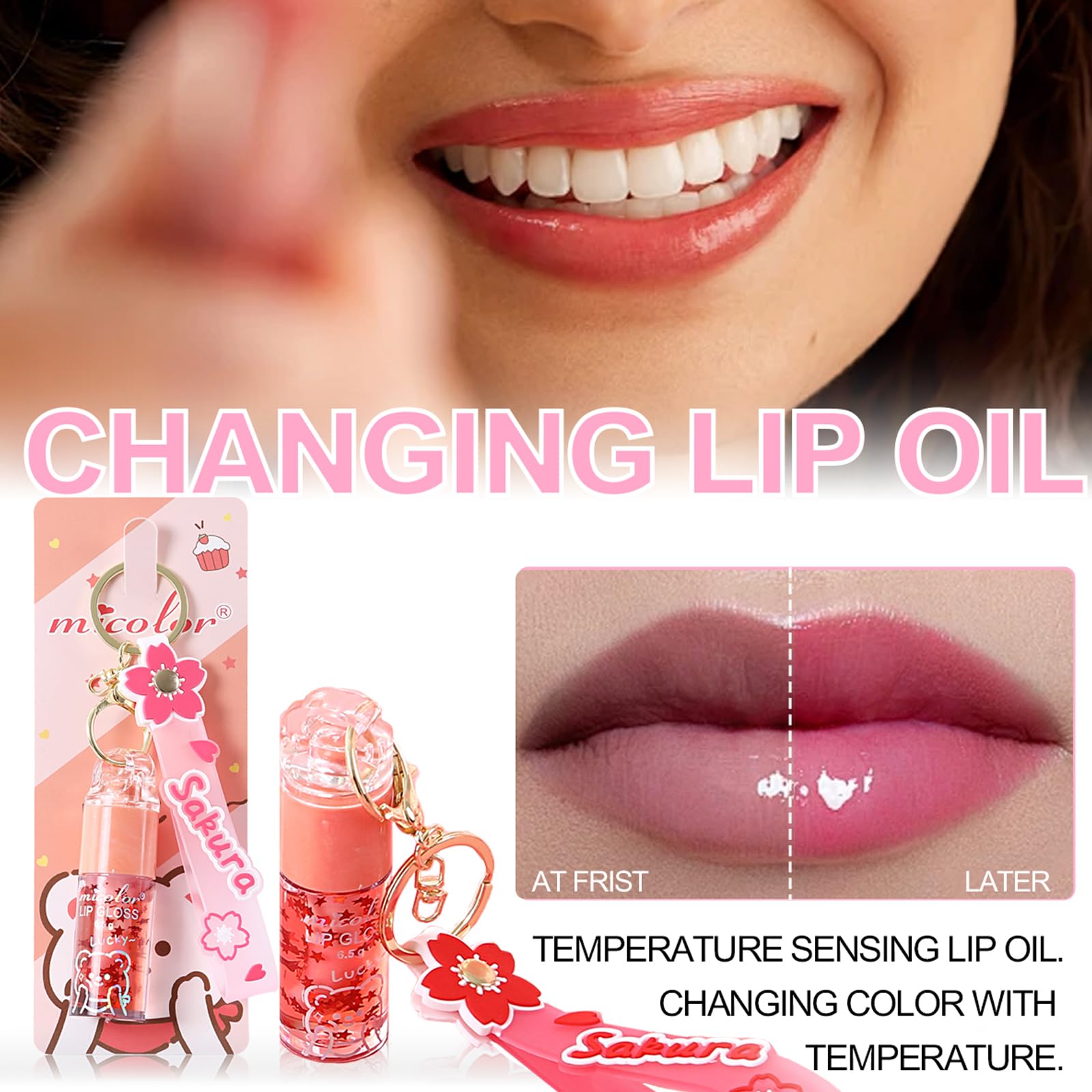 3 Colors Hydrating Lip Gloss Set, Glossy Shimmer High Shine Glass Finish Lipgloss Natural Moisturizing - Image 2