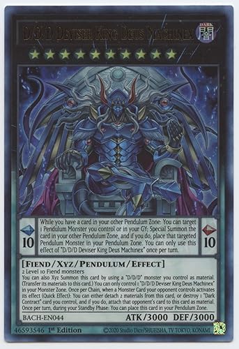 DDD Deviser King Deus Machinex - BACH-EN044 - Ultra Raro - 1 Edición