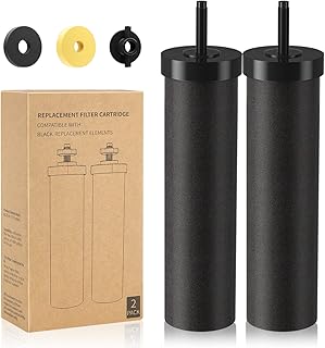 Water Filter,Black Purification Elements,Water Purifier Replacement Filters,Compatible with BB9-2 Water Filter,Compatible with Propur Traveler-2 Pack