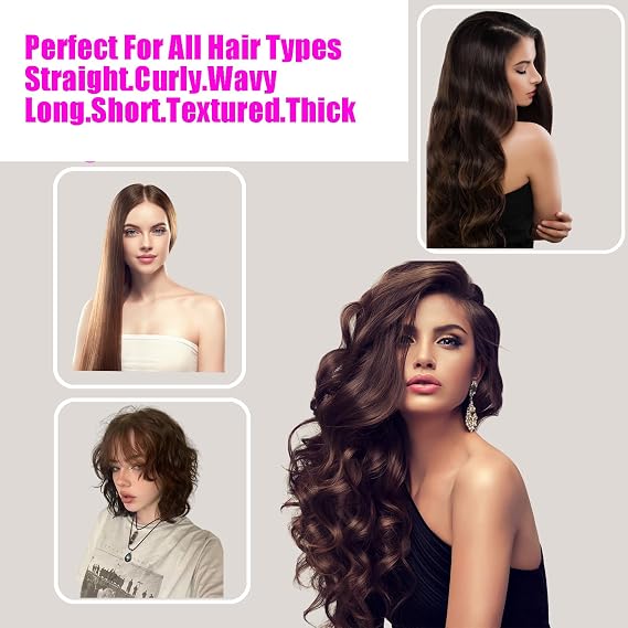 Large Round Brush for Dyson Airwrap Blow Dryers Attachments,for Dyson Curling Wand HS01/HS05,Styling for Straight, Wavy, Curly, and Coily Hair,Volumizing for Styling Accessories