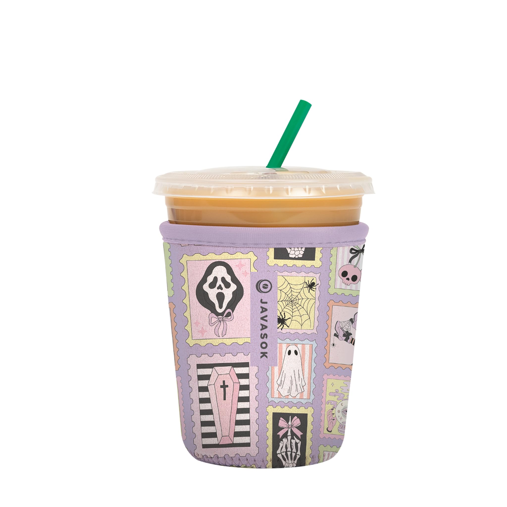 Sok It JavaSok Iced Coffee &amp; Cold Soda Insulated Neoprene Cup Sleeve (I'm Screaming, Small: 16-20oz)