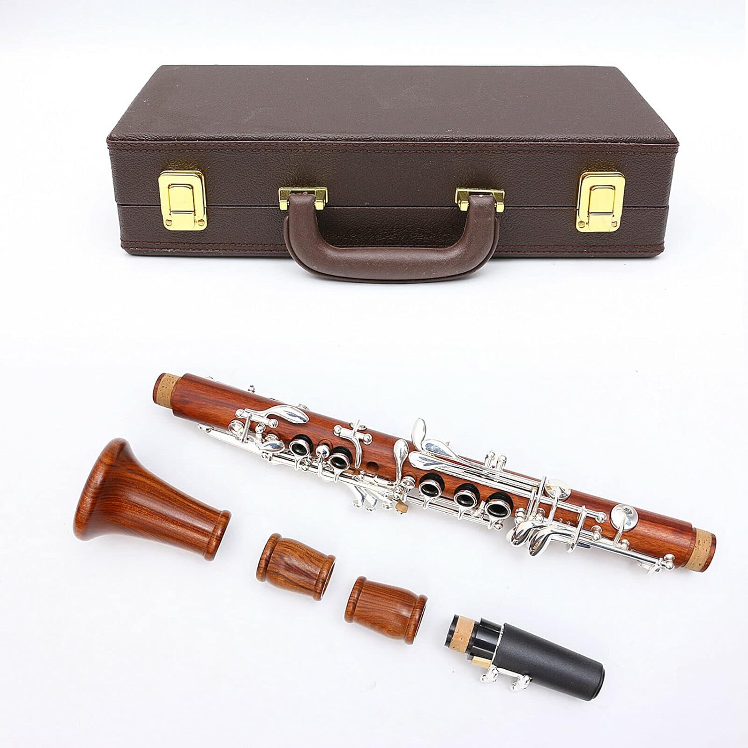 Advance Clarinet Rosewood Eb Key Clarinet E flat Good Sound Free Case #C8