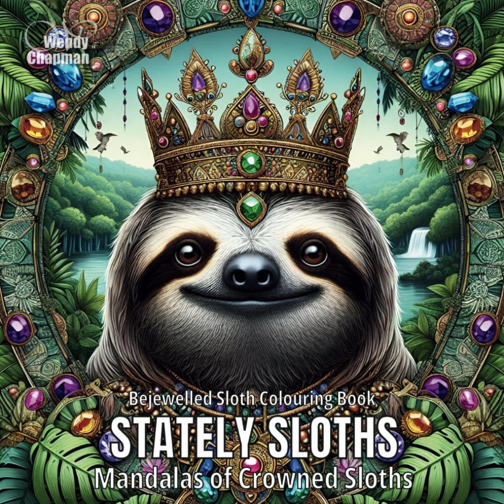 Stately Sloths: Mandalas of Crowned Sloths (Crowned Creatures)