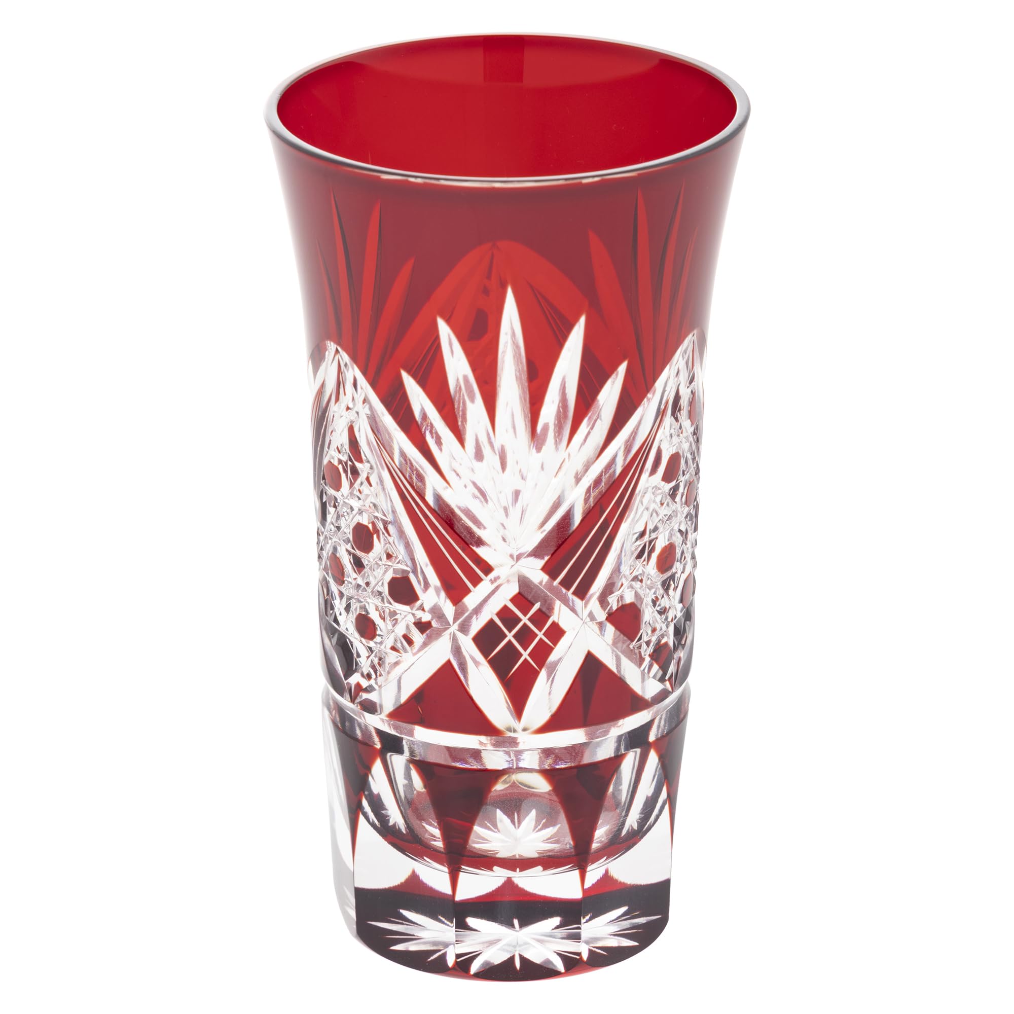 Edo Kiriko Chrysanthemum Beer Glass