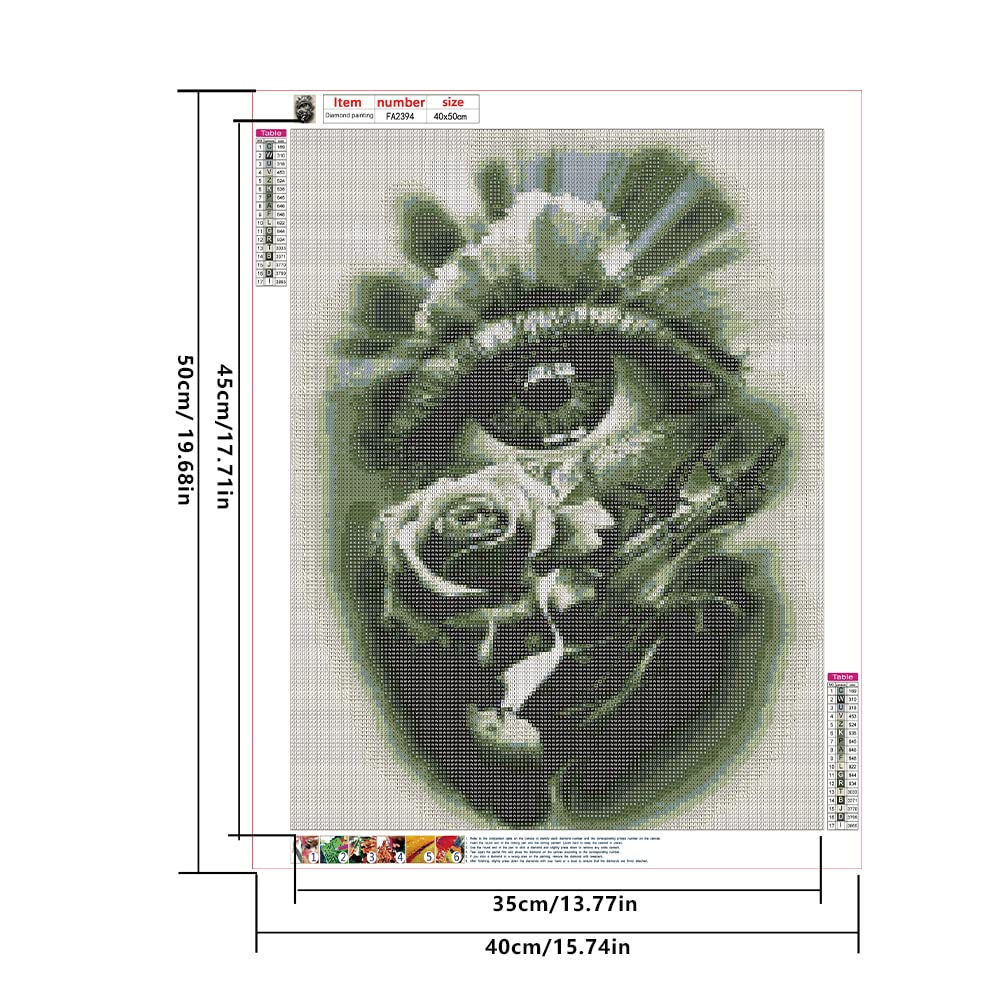 DCIDBEI 5D Diaond Painting Fiore 40x50 c Diaond Painting Fiori di