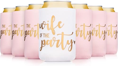 Prazoli - Enfriadores de latas de despedida de soltera (12)  Regalos de despedida de soltera y suministros de fiesta para mujeres, regalos y