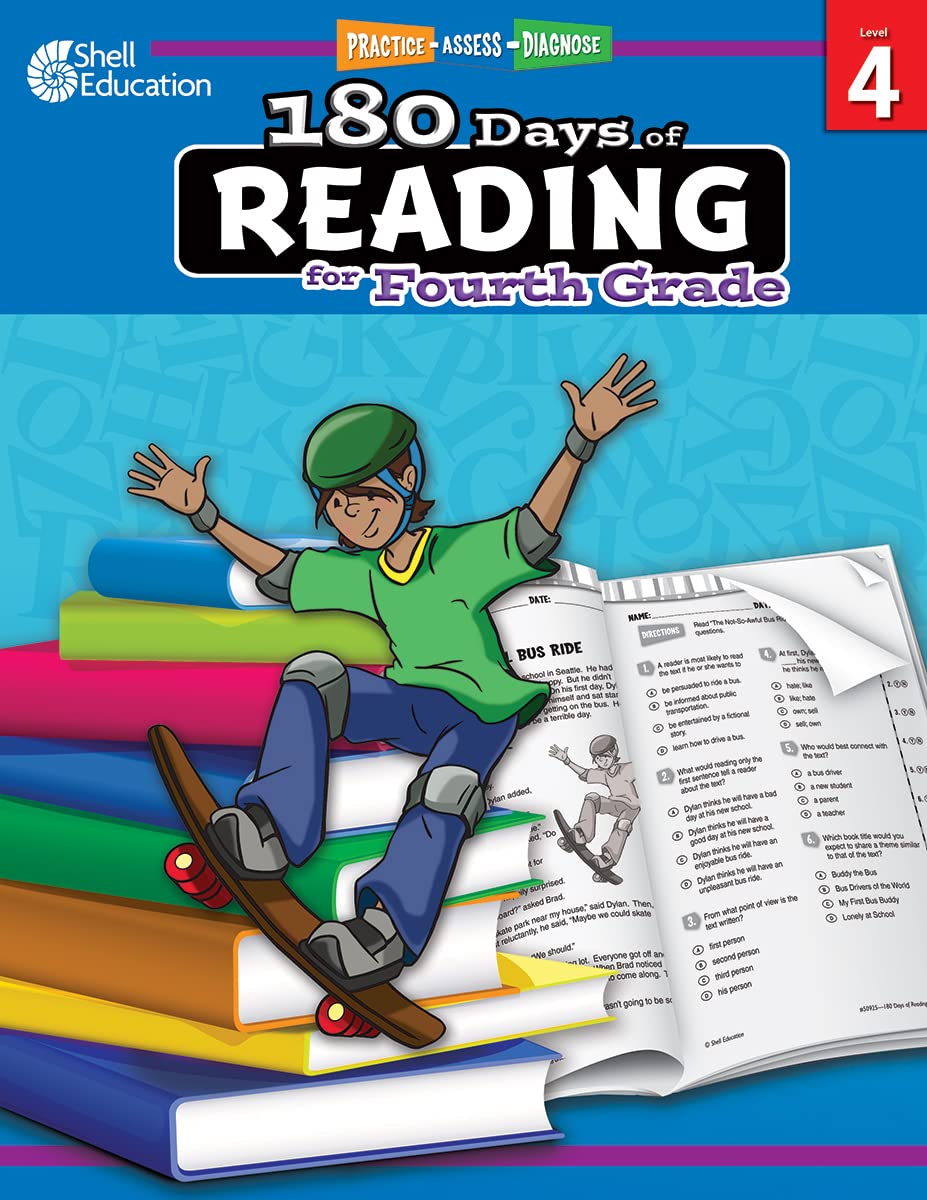 180 Days of Reading for Fourth Grade ebook: Practice, Assess, Diagnose