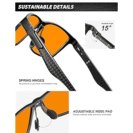 ANYLUV Blue Light Blocking Glasses Men Computer Gaming Glasses Lightweight Al-Mg Metal Anti Eyestrain Eye Protection