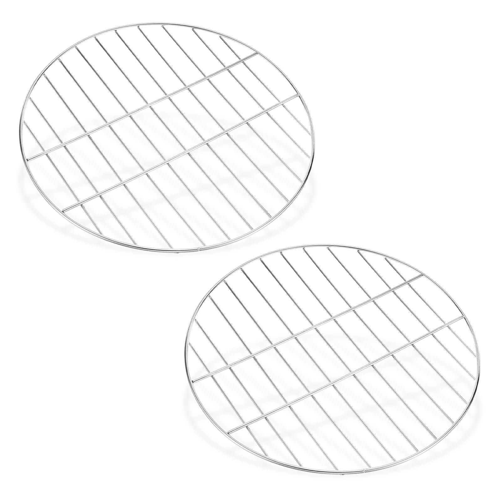 M METERXITY 2 Pack Grill Grate Replacement, Steel Grill Grates for BBQ Parts [13.39 Inch]