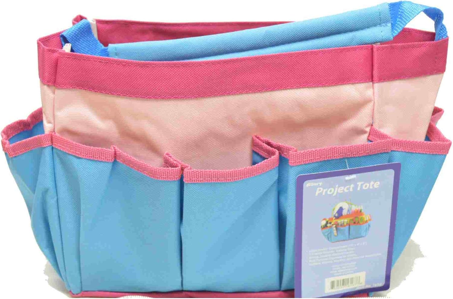 Multi-Purpose Tote for Organizing and Carrying -> Projects, Crafts, Sewing, Knitting, Hobby, Art, Cleaning Supplies, Garden, Pet Supplies, Toys, Dolls, Tools, Travel, Toiletries