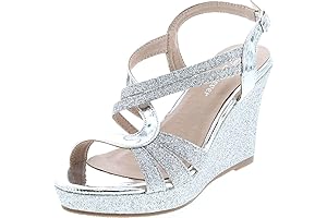 Shimmering Silver Wedges Elevate Every Step