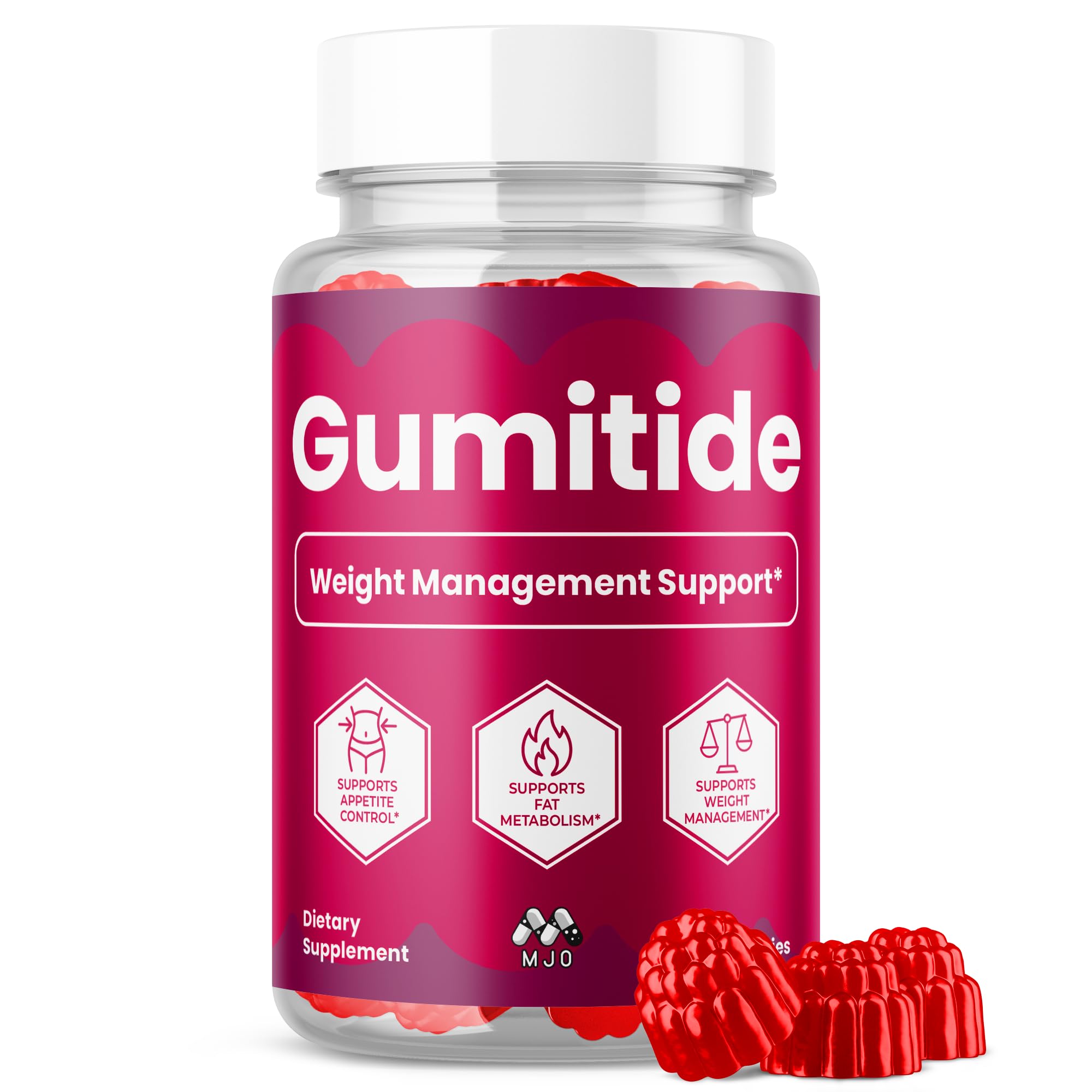Gumitide Gummies, Official Gumitide Weight Management Gummys with Apple Cider Vinegar, Advanced Health and Wellness Formula ACV Gummys with Maximum Strength Active Lifestyle Multivitamins (60 Gummies)