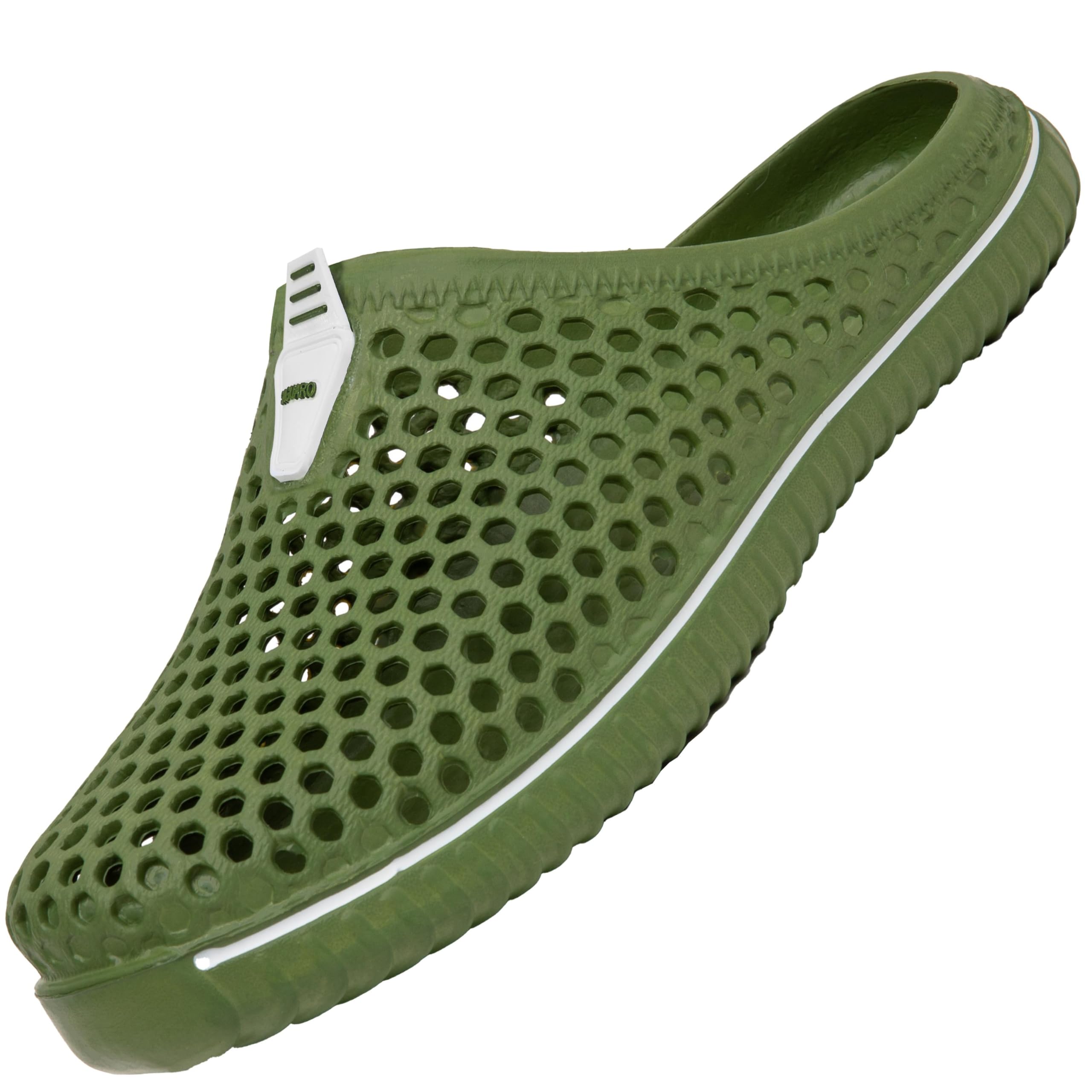 SAGUARO Uomo Donna Spiaggia Traspirante Pantofole Leggero Flessibile Estate Sandali Anti-scivoloso Unisex Clogs Piscina Slippers 36-45EU