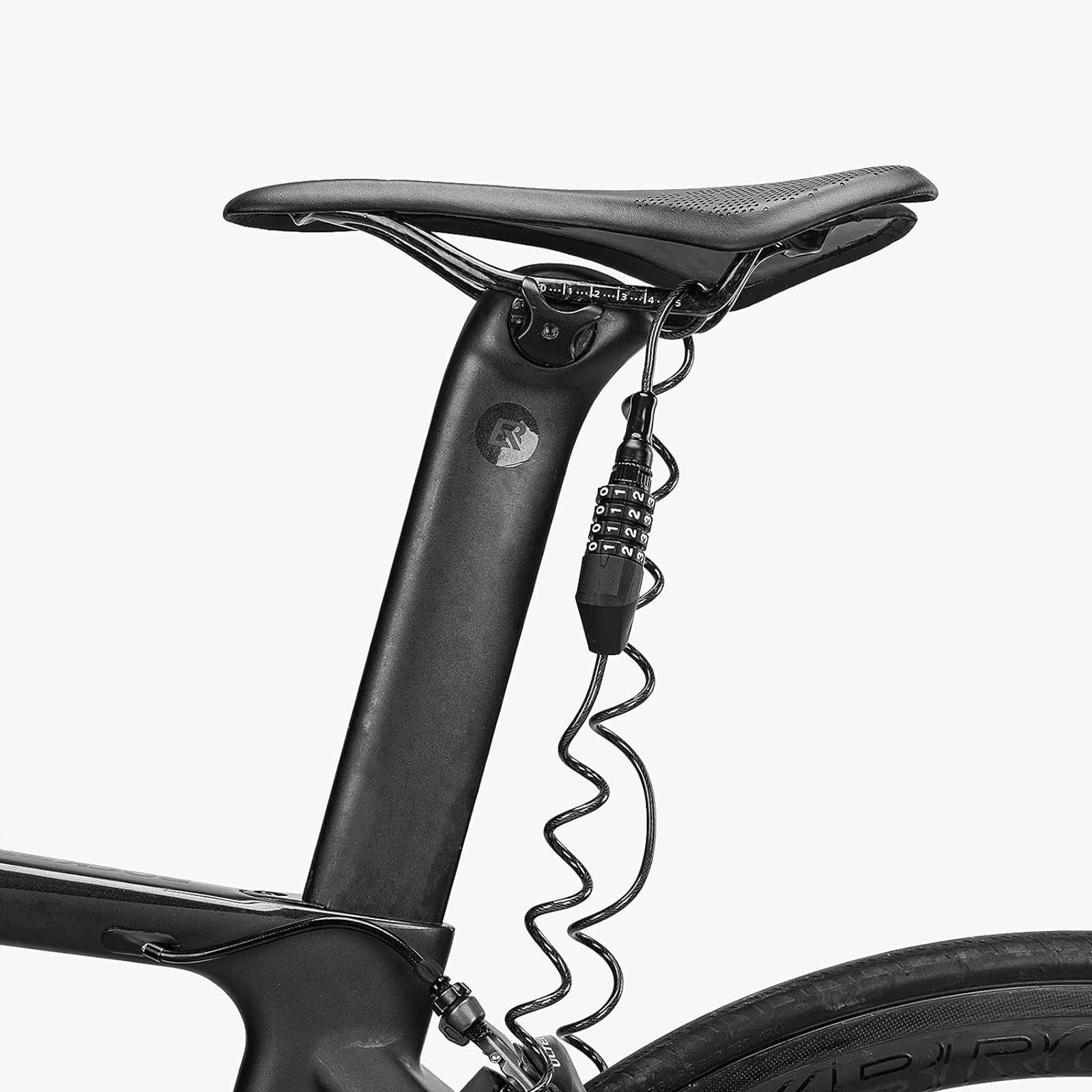 Lucchetto Per Casco E Bici A Combinazione - 2 Pezzi, Cavo D'acciaio 150 Cm, Protezione Anti-furto Per Caschi E Biciclette! - 10